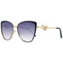 Guess Gf6141 01B Shiny Black Gradient Smoke Sunglasses